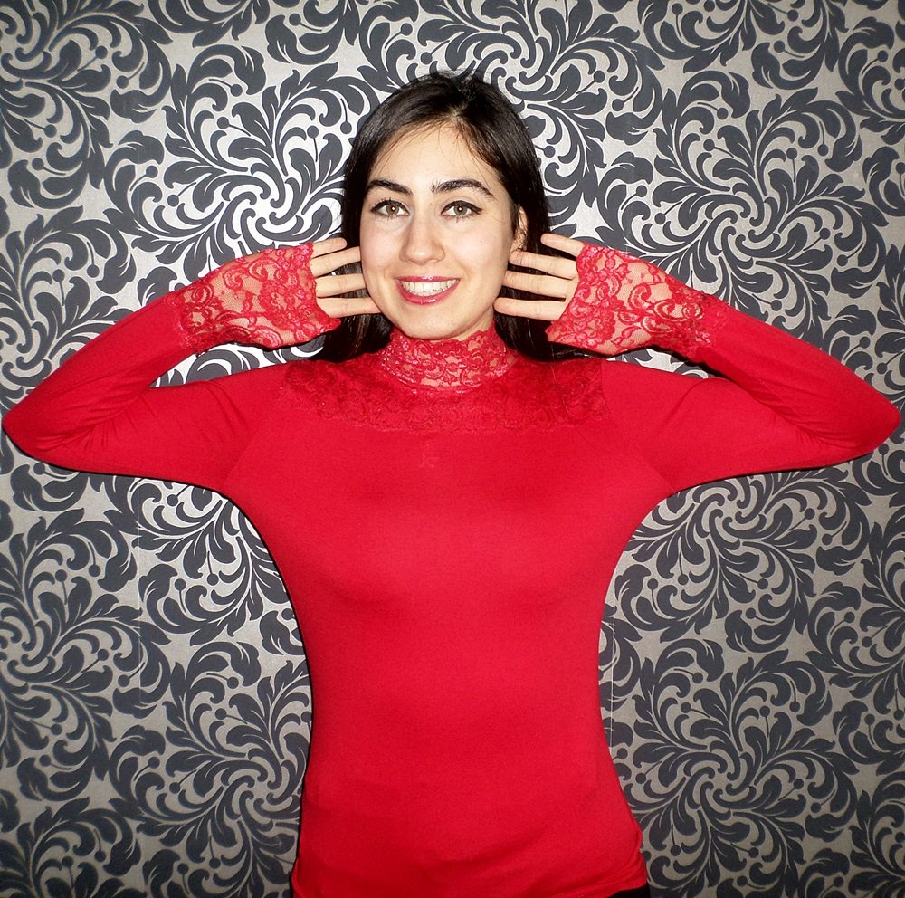 BALIKÇI YAKA BÜYÜK BEDEN DANTELLİ BODY