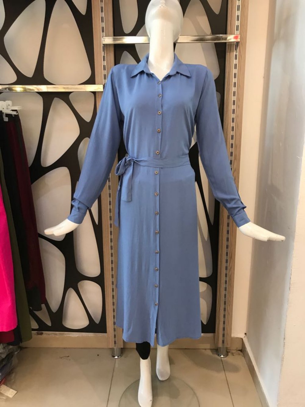 ARKASI ROBALI KEMERLİ TUNİK