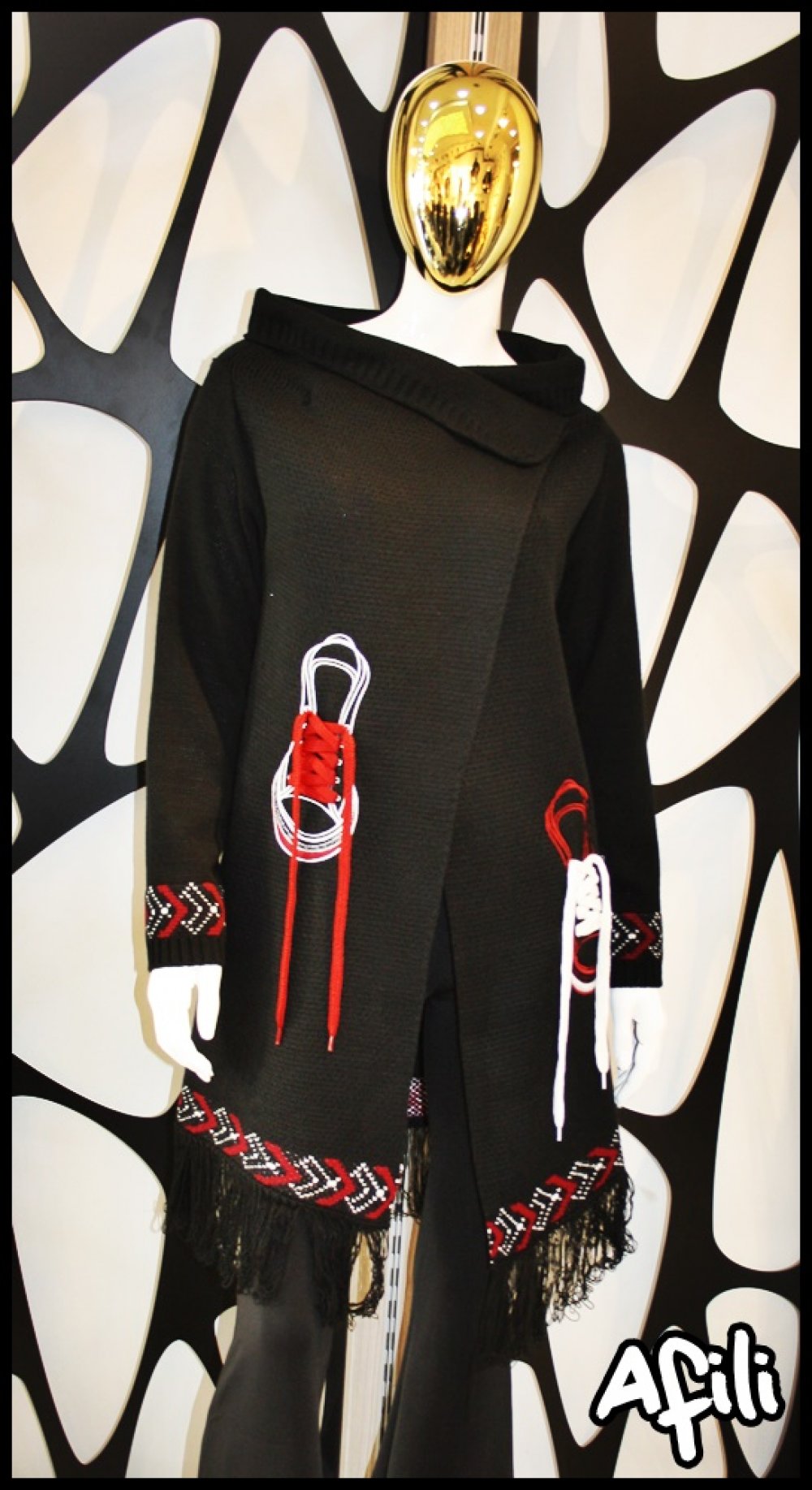 PÜSKÜLLÜ TRİKO PANÇO