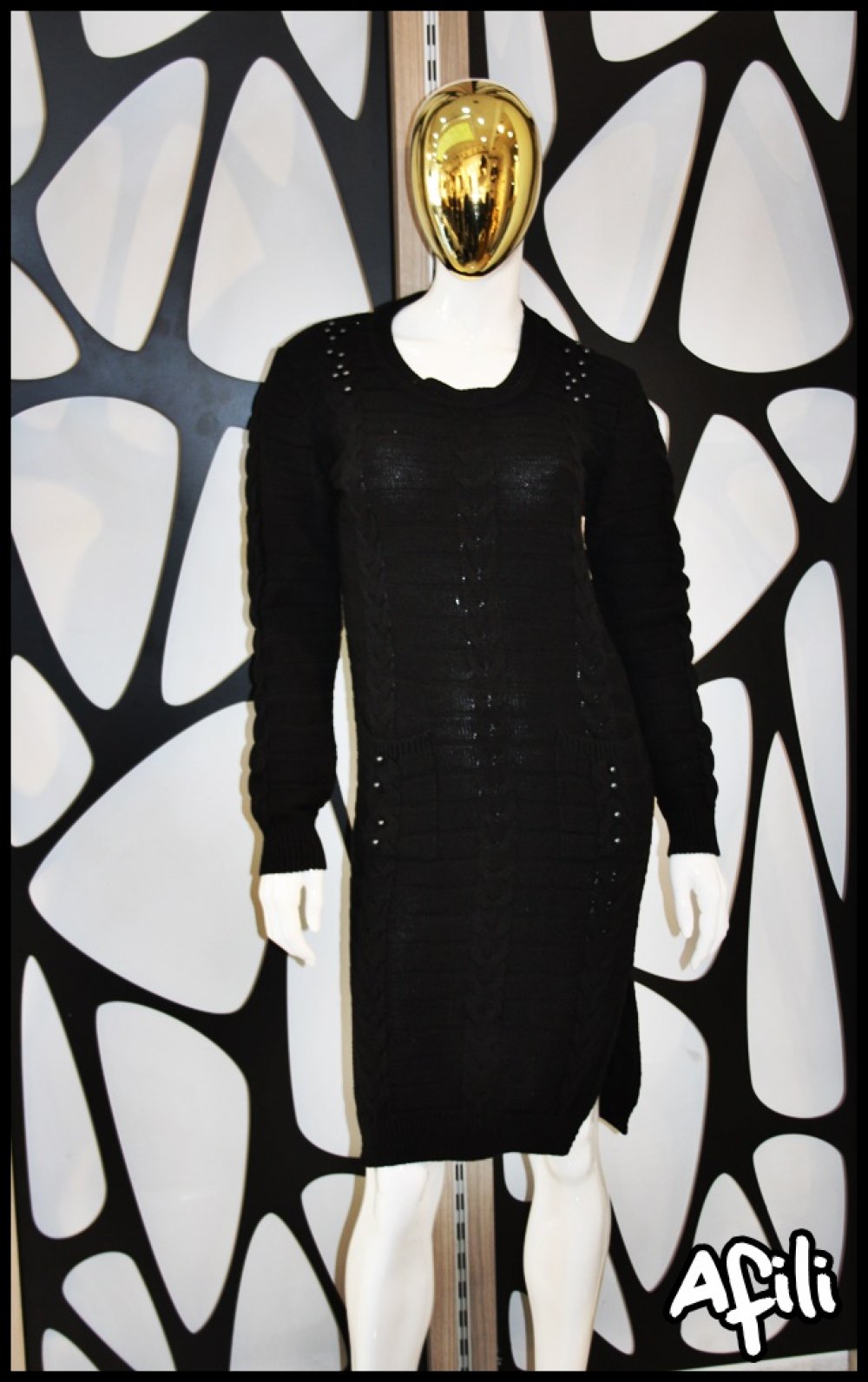 BONCUKLU CEPLİ TRİKO TUNİK