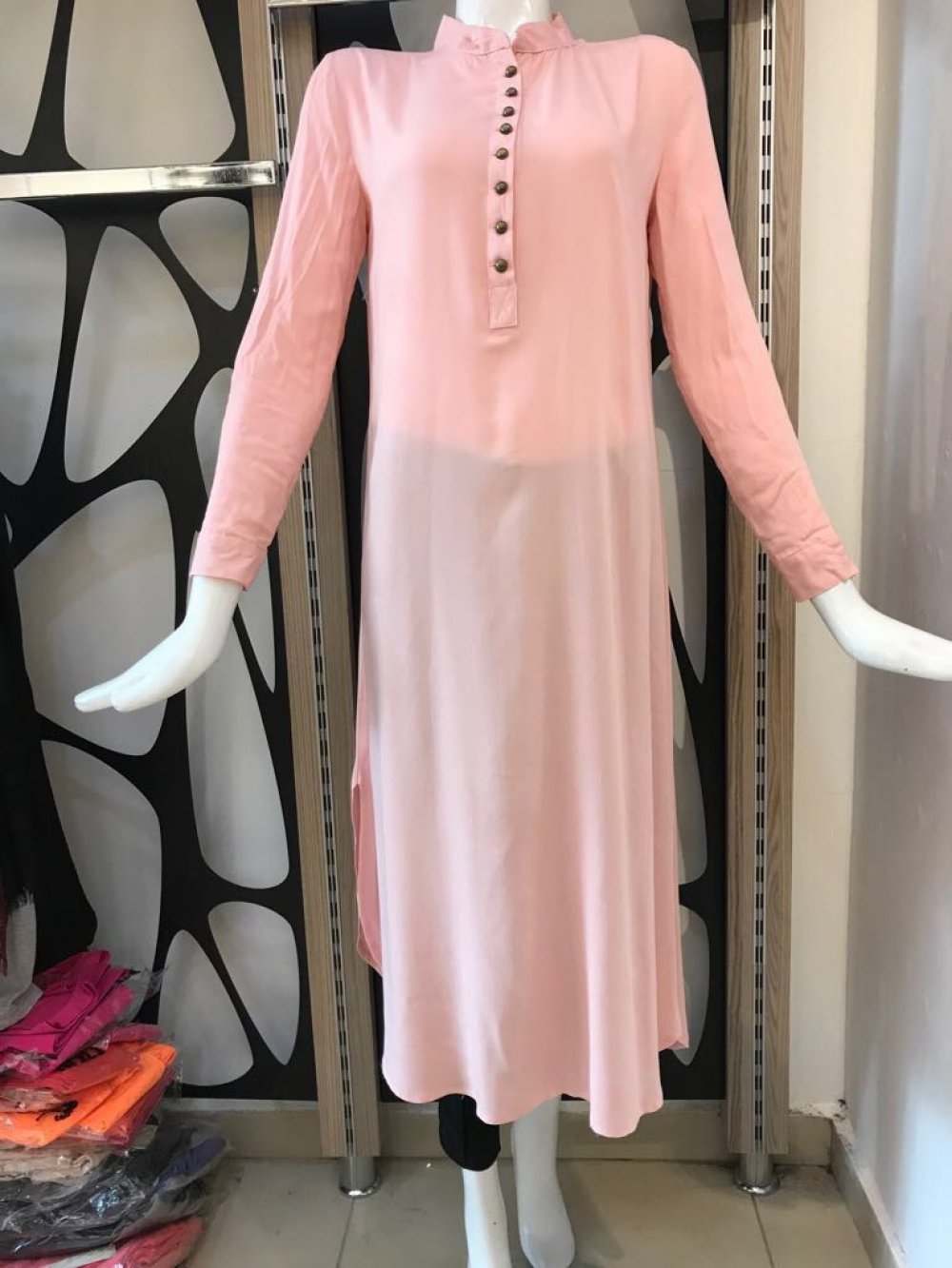 PATI DÜĞMELİ UZUN TUNİK