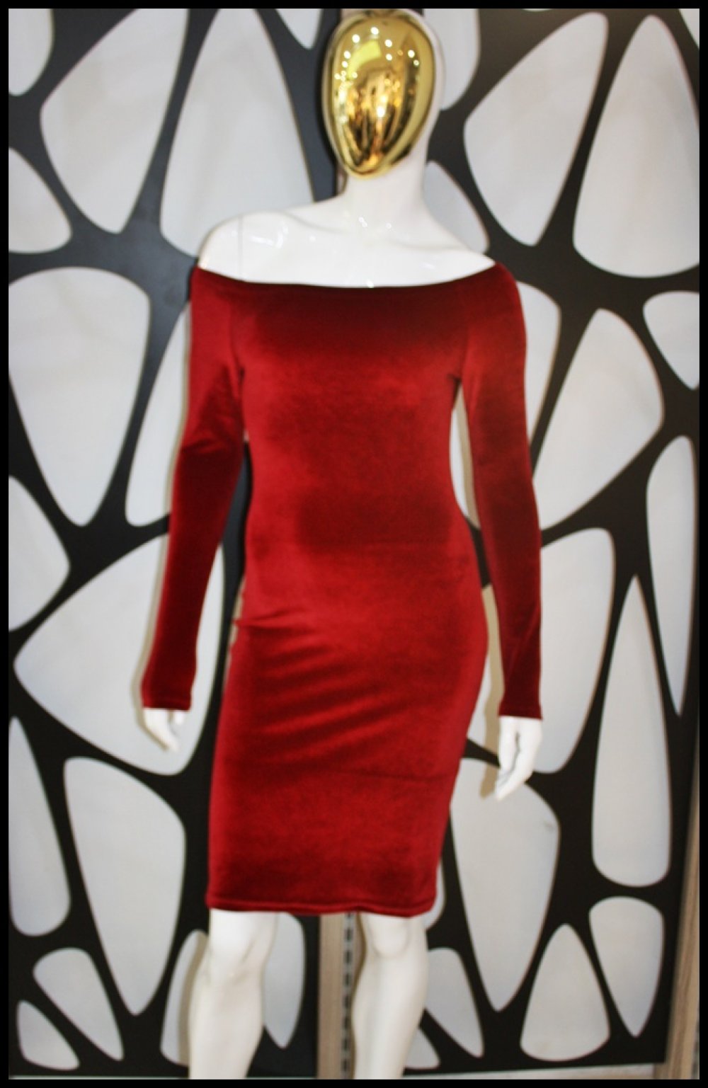 KADİFE MADONNO ELBİSE