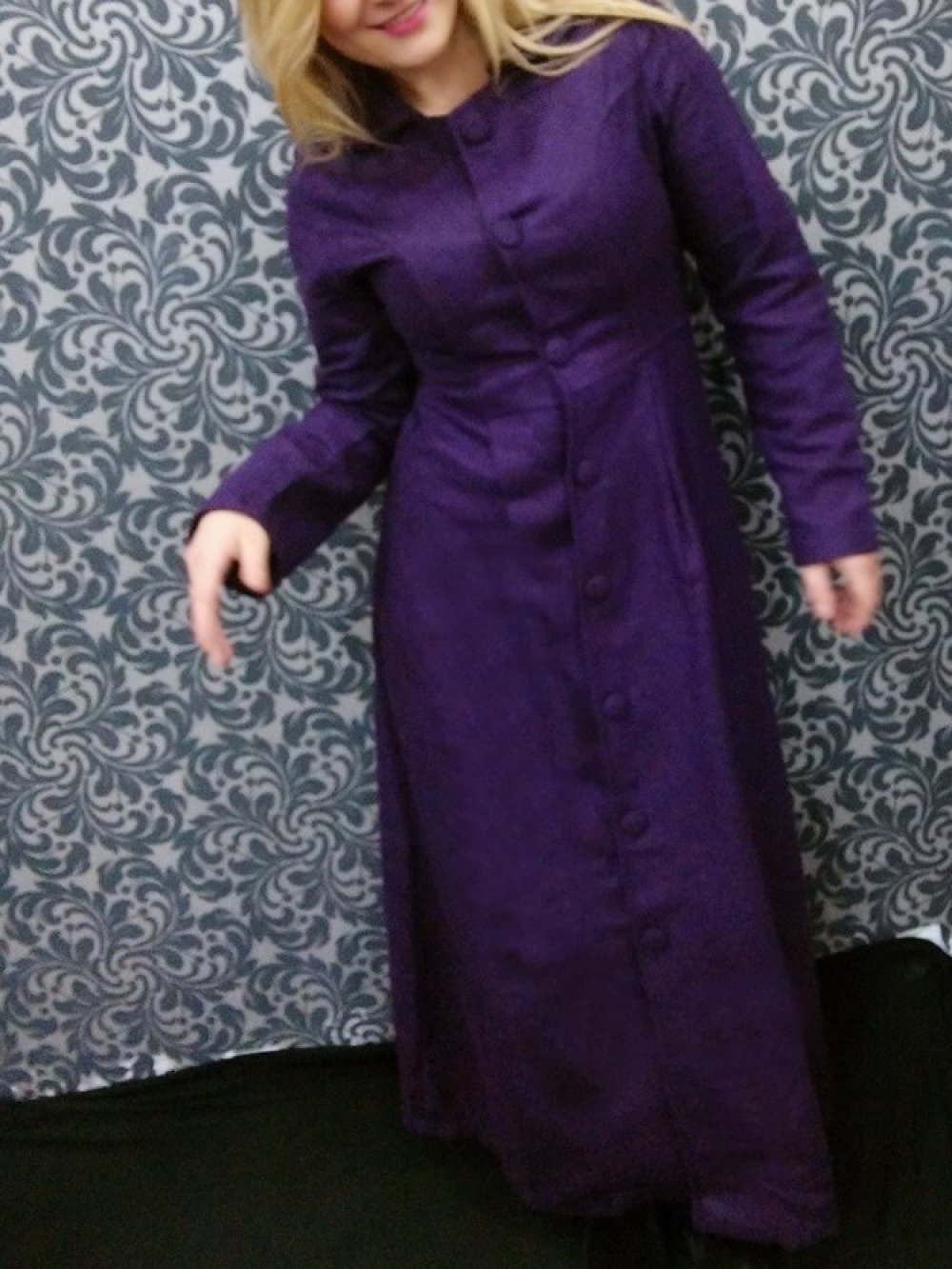 BEBE YAKA ÖNÜ PİLELİ PALTO