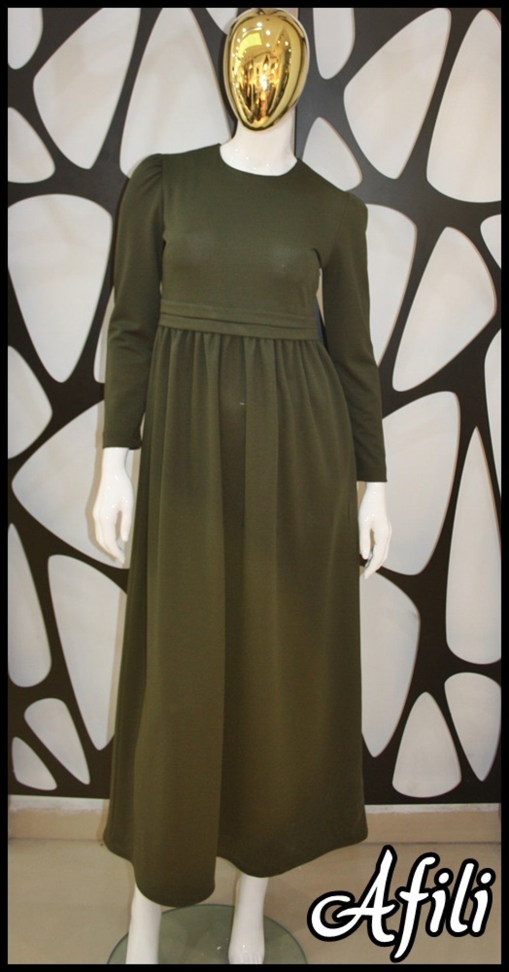 BELİ ÇİFT PATLI ELBİSE