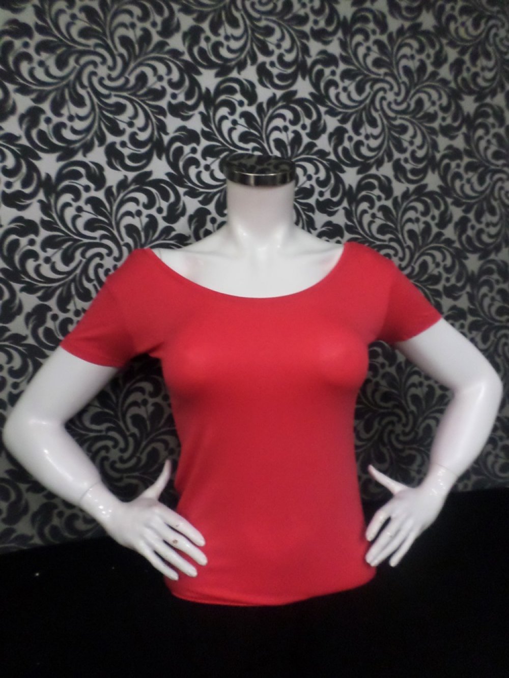 ÖN ARKA DERİN BİSİKLET YAKA KISA KOL